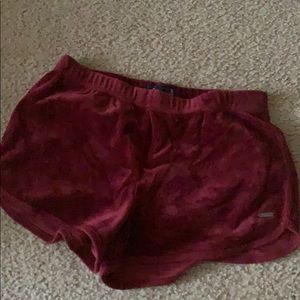 Holister velvet shorts
